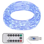 Instalație cu 300 LED-uri, albastru, 30 m GartenMobel Dekor