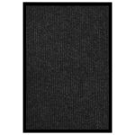 Covoraș de ușă, antracit cu dungi, 80x120 cm GartenMobel Dekor