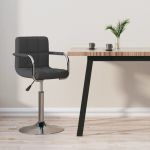 Scaun de bar, gri închis, material textil GartenMobel Dekor