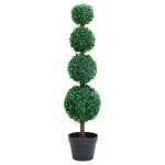 Plantă artificială cimișir cu ghiveci, verde, 90cm, formă minge GartenMobel Dekor