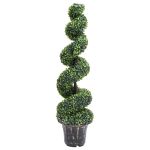 Plantă artificială de cimișir cu ghiveci, verde, 117cm, spirală GartenMobel Dekor