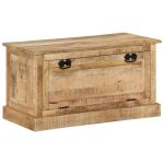 Bancă de depozitare pantofi, 85x40x45 cm, lemn masiv de mango GartenMobel Dekor