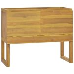 Dulap de baie, 90x45x75 cm, lemn masiv de tec GartenMobel Dekor