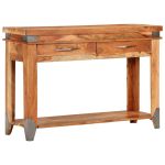 Masă consolă, 110x34x74 cm, lemn masiv de acacia GartenMobel Dekor
