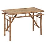 Masă de grădină pliabilă, 115x50x75 cm, bambus GartenMobel Dekor