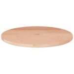 Blat de masă rotund, Ø50x1,5 cm, lemn masiv stejar netratat GartenMobel Dekor