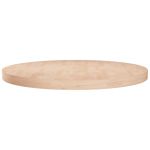 Blat de masă rotund, Ø70x4 cm, lemn masiv stejar netratat GartenMobel Dekor