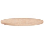 Blat de masă rotund, Ø80x2,5 cm, lemn masiv stejar netratat GartenMobel Dekor