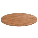 Blat de masă rotund maro deschis Ø80x1,5 cm lemn stejar tratat GartenMobel Dekor