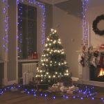 Instalație cu 600 LED-uri, albastru, 60 m, PVC GartenMobel Dekor