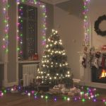 Instalație cu 600 LED-uri, pastel multicolor, 60 m, PVC GartenMobel Dekor