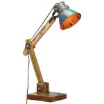 Lampă de birou industrială multicolor 23x18x95 cm E27 rotund GartenMobel Dekor