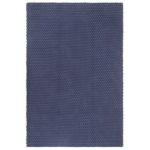 Covor dreptunghiular, bleumarin, 120x180 cm, bumbac GartenMobel Dekor