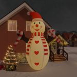 Om de zăpadă gonflabil pentru Crăciun, cu LED-uri, 630 cm GartenMobel Dekor