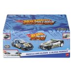 HOT WHEELS SET 2 MASINUTE METALICE PULL BACK MUSCLE AND BLOWN SI ALPHA PURSUIT 1:43 SuperHeroes ToysZone