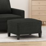 Taburet, negru, 60x50x41 cm, material textil GartenMobel Dekor