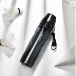 Sticla apa Tritan, fara BPA cu capac 700ml negru Diller Handy KitchenServ