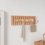 Cuier de perete, 42x8,5x14 cm, lemn masiv de nuc GartenMobel Dekor