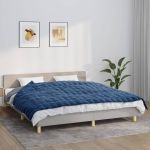 Pătură cu greutăți, albastru, 155x220 cm, 11 kg, textil GartenMobel Dekor