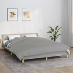 Pătură cu greutăți, gri, 200x200 cm, 13 kg, material textil GartenMobel Dekor