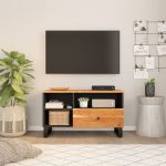 Comodă TV, 80x33x46 cm, lemn masiv de acacia & lemn compozit GartenMobel Dekor