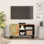 Dulap TV, 80x33x46 cm, lemn masiv reciclat&lemn prelucrat GartenMobel Dekor