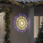 Lumină stelară de Crăciun 140 LED-uri, multicolor, 17 cm GartenMobel Dekor