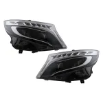 Faruri LED Mercedes V-Class W447 Vito (2014-2017) Negru Performance AutoTuning
