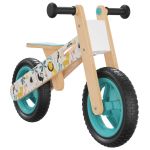 Bicicletă de echilibru pentru copii, imprimeu și albastru GartenMobel Dekor