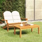 Set mobilier de grădină Adirondack, 2 piese, lemn masiv acacia GartenMobel Dekor