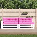 Perne de paleți, 5 buc., roz  material textil GartenMobel Dekor