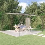Foișor, alb, 4x4 m, 180 g/m², material textil și oțel GartenMobel Dekor