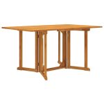 Masă grădină pliabilă tip fluture, 150x90x75 cm, lemn masiv tec GartenMobel Dekor