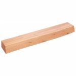 Poliță perete maro deschis 60x10x6 cm lemn masiv stejar tratat GartenMobel Dekor