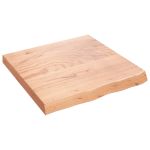 Raft de perete maro deschis 60x60x(2-6) cm lemn stejar tratat GartenMobel Dekor