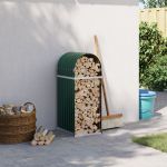 Suport pentru bușteni verde 40x45x100 cm oțel galvanizat GartenMobel Dekor