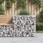 Coș gabion, argintiu, 70x70x65 cm, fier galvanizat GartenMobel Dekor