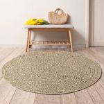 Covor 160 cm aspect iută pentru interior și exterior GartenMobel Dekor