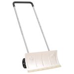 Lopată de zăpadă mâner extensibil argintiu 61 cm lamă din oțel GartenMobel Dekor