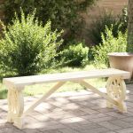 Bancă de grădină, 115 cm, lemn masiv de brad GartenMobel Dekor