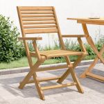 Scaune grădină pliante 4 buc 54,5x61,5x86,5cm lemn masiv acacia GartenMobel Dekor