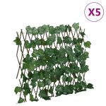 Spalier frunze struguri false extensibil 5 buc verde 190x60 cm GartenMobel Dekor