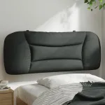Pernă pentru tăblie de pat, gri închis, 100 cm, material textil GartenMobel Dekor