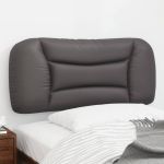 Pernă pentru tăblie pat, gri, 80 cm, piele artificială  GartenMobel Dekor