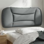 Pernă tăblie de pat, gri deschis, 90 cm, material textil GartenMobel Dekor