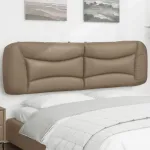 Pernă pentru tăblie pat, cappuccino, 180 cm, piele artificială GartenMobel Dekor
