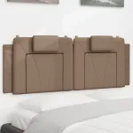 Pernă pentru tăblie pat, cappuccino, 120 cm, piele artificială GartenMobel Dekor