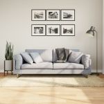 Covor pufos cu fire înalte, auriu modern, 100x200 cm GartenMobel Dekor