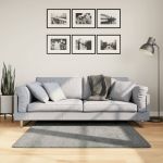 Covor pufos modern, fir lung, verde, 120x120 cm GartenMobel Dekor