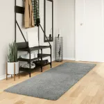 Covor pufos modern, fir lung, verde, 80x250 cm GartenMobel Dekor